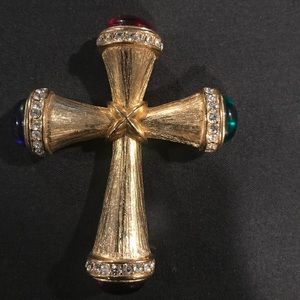 Cross with 4 stones PIN